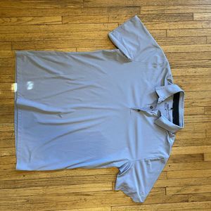 NIKE GOLF POLO SHIRT DRI-FIT Blue Gray